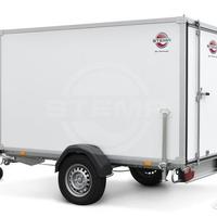 Rimorchio furgonato 750Kg L250 x l128 x H148