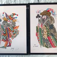 quadro litografie EMANUELE LUZZATI  (GE) 1921-2007