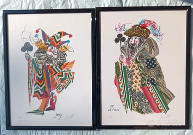 quadro litografie EMANUELE LUZZATI  (GE) 1921-2007