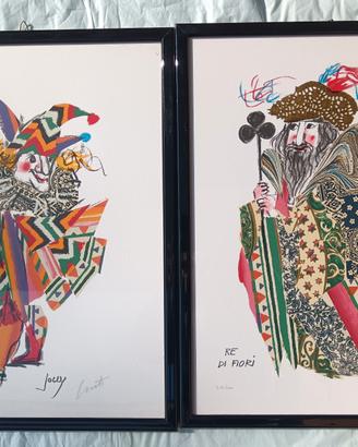 quadro litografie EMANUELE LUZZATI  (GE) 1921-2007