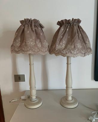 Abat jour shabby chic