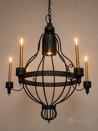 Lampadario IKEA stile orientale nero