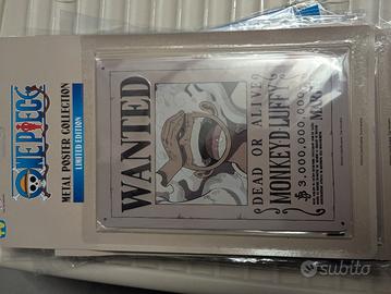 Serie completa Metal Poster 3D One Piece