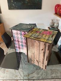 Coppia di sgabelli colorati MiHo design