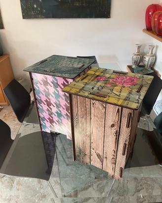 Coppia di sgabelli colorati MiHo design