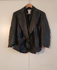 Giacca Sonia Rykel 100% Lino resinato  effetto Pel