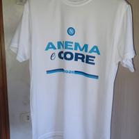 Tshirt maglia con stampa Anema e core , Maradona