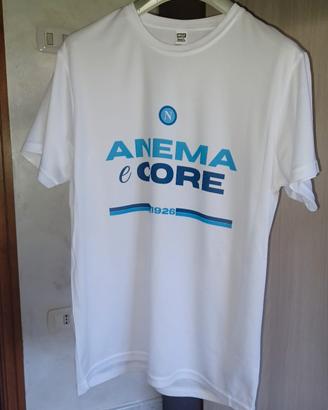 Tshirt maglia con stampa Anema e core , Maradona
