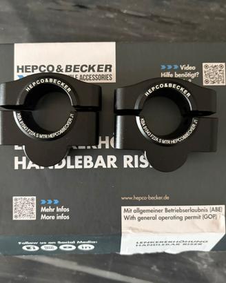 Riser manubrio Hepco e Becker +20mm (28")