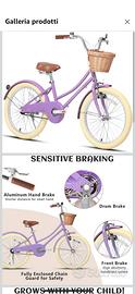 Bicicleta bambina 5a7 anni