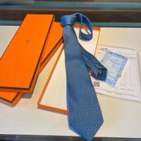 Cravatta da uomo Hermes Blu