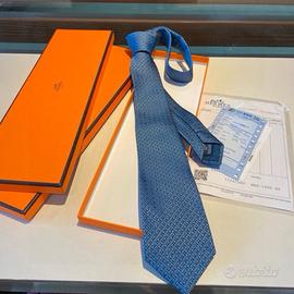 Cravatta da uomo Hermes Blu