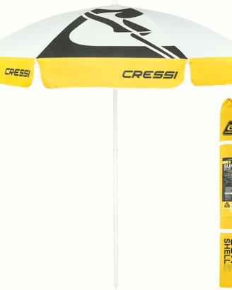 Ombrello Ombrellone da Esterno White/Yellow/Black