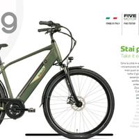 Bicicletta elettrica trekking  Polleg Italwin