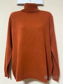 Maglia a collo alto in puro Cashemere