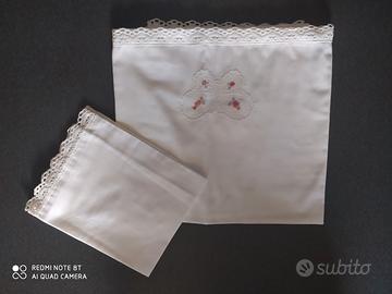 Lenzuolini carrozzina fatti a mano