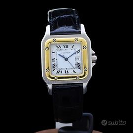 Cartier Santos steel gold ref 2961 automatic servi