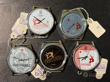 Lotto 5 orologi slava