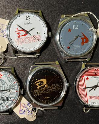 Lotto 5 orologi slava