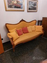 Divano e 2 poltrone Luigi Filippo