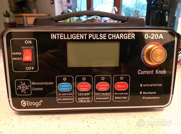 carica batterie automatico 12-24 v