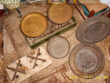 Bilancia stadera e braceri antichi