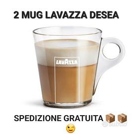 2 Due MUG LAVAZZA DESEA NUOVI ORIGINALI!!