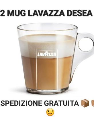2 Due MUG LAVAZZA DESEA NUOVI ORIGINALI!!