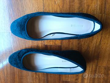 Scarpe di velluto ballerine  n. 38