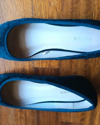 Scarpe di velluto ballerine  n. 38