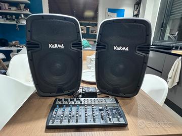Impianto mixer e casse