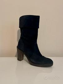 Stivaletti blu donna