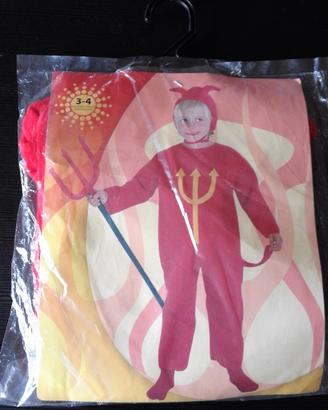 Vestito diavoletto 3/4 anni