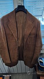 Giacca di renna scamosciata