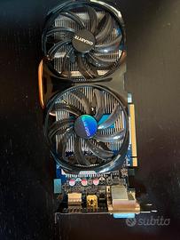 Scheda video gpu GigabyteR7 260X WindForce2X 4GB