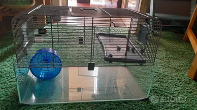 habitat per criceti con accessori