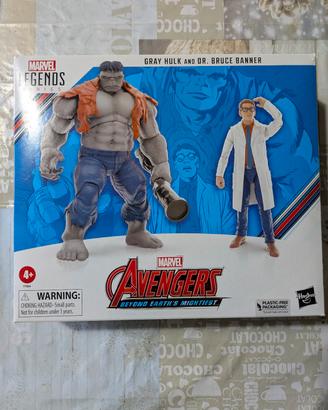 Hulk Grigio e Bruce Banner - Marvel Legends 