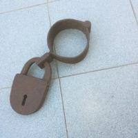 Antico lucchetto militare prigionia