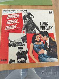 vinile elvis presley bionde rosse e brune italy