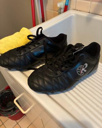 Scarpe calcio Rugby 37 /38 vera pelle