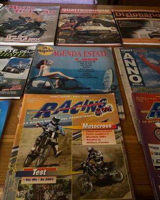 Ampia raccolta di materiale cartaceo, auto moto