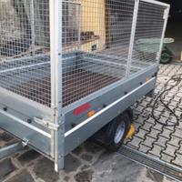 Carrello appendice ellebi 650 kg sponde alte