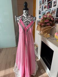 Abito lungo rosa