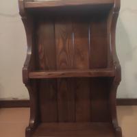 Set 3 mensole in legno di castagno