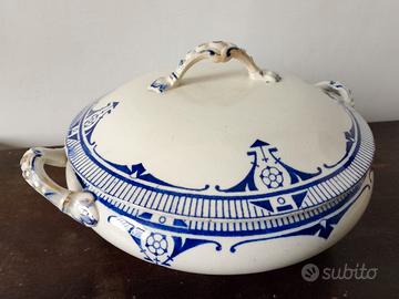  Zuppiera vintage con coperchio Lilian di Burleigh