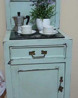mobiletto cucina angolo caffè vintage 