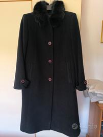 Cappotto nero donna taglia 48