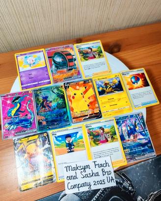 🔥Set di carte Pokémon leggendarie Maksym Trach!💪
