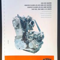 Manuale officina motore KTM 4T exc sx 2000/2006