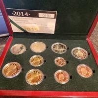 Serie 10 pezzi Divisionale Lussemburgo 2014 